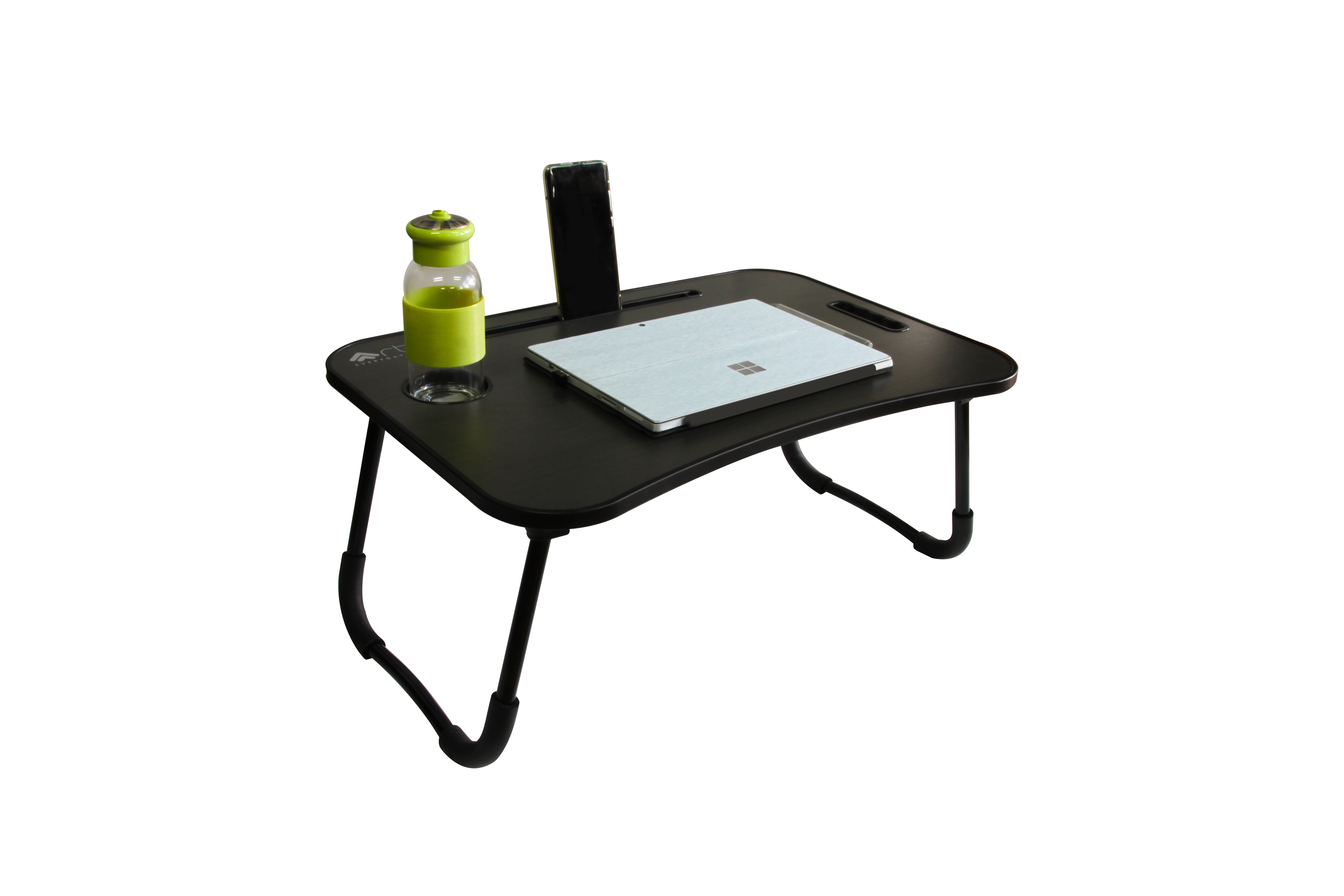 Hand made lap desk with cooling fan adjustable folding laptop study table for bed and sofa